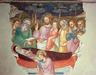 聖母の休息または死（フレスコ画 作： Lorenzo di Bicci