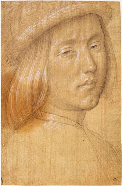 若者の頭 作： Lorenzo di Credi