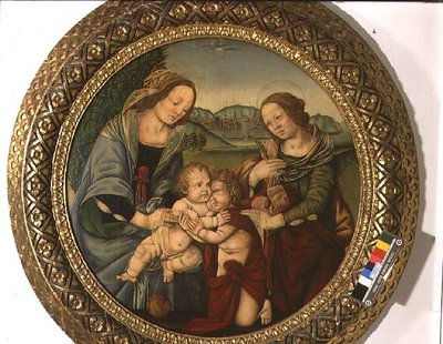 マドンナと子供 作： Lorenzo di Credi
