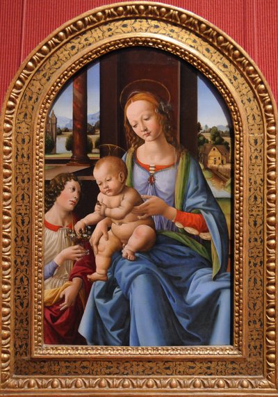 マドンナと子供 作： Lorenzo di Credi