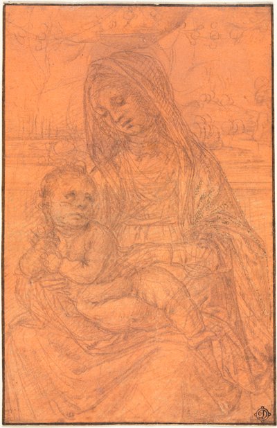 聖母子 作： Lorenzo di Credi