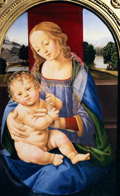 Virgem e Menino (pintura) 作： Lorenzo di Credi