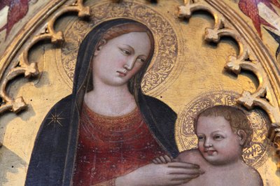 「マドンナと子供」、15世紀 作： Lorenzo di Niccolò