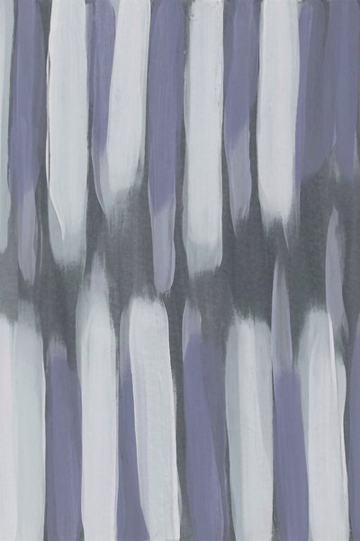 淡い縦方向の筆跡 作： Lori Ann Folz