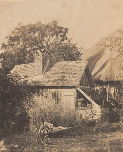 道具小屋、シャトー・ダルジャンテル、1840年代後半（写真） 作： ルイ・アドルフ・アンベール・ド・モラール男爵