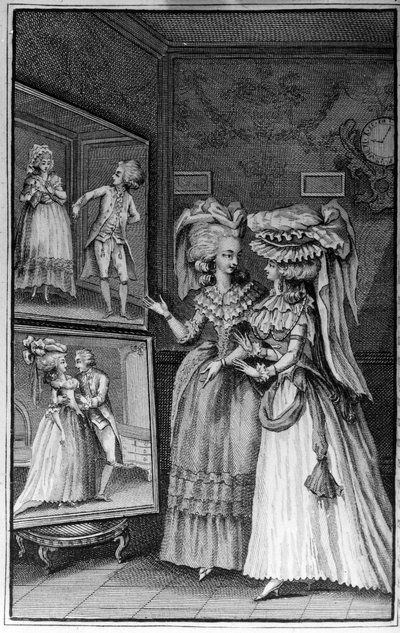 ルイ・ビネ（1744-1800）によるニコラ・エドメ・レスティフ・ド・ラ・ブルトンヌの著書『Les Parisiennes』、または『XL General Characters Taken in the Modern Moors, fit to serve a l