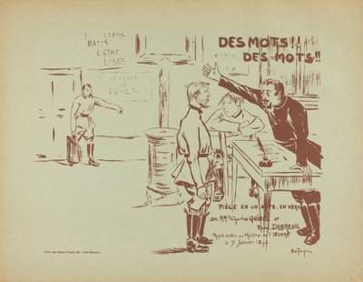 言葉！？言葉！、1896年。 作： Louis Abel Truchet