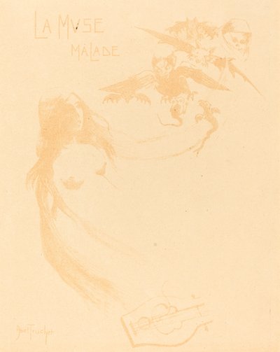 La Muse malade（1900年頃）。 作： Louis Abel Truchet
