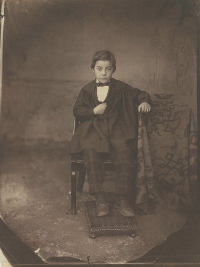 少年の肖像、c。 1848年。 作： Louis Adolphe Humbert de Molard