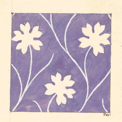 プリントテキスタイルの花柄 作： Louis Albert DuBois