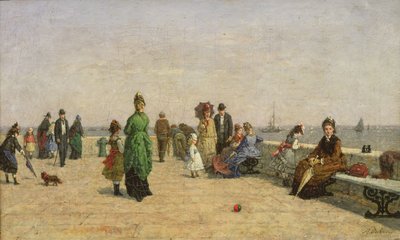 オンフルールの桟橋 作： Louis Alexandre Dubourg