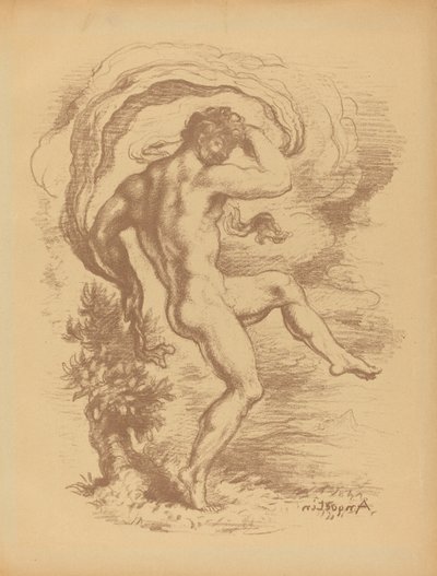 踊るヌード、1897年。 作： Louis Anquetin