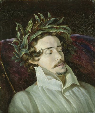死の床に立つ画家アーウィン・スペックラー 作： Louis Asher