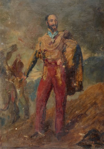 常任将校の似顔絵 作： Louis Auguste Baron de Schwiter
