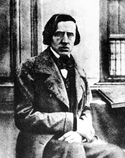 フレデリックショパン、ポーランドのピアニスト兼作曲家、1849年 作： Louis Auguste Bisson