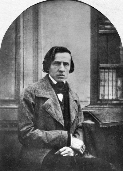 ポーランドの作曲家・ピアニスト、フレデリック・ショパン 作： Louis Auguste Bisson