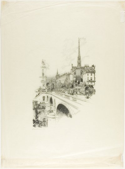 サン・ミッシェル橋 作： Louis Auguste Lepère