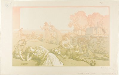 モダン・ブコリック 作： Louis Auguste Lepère
