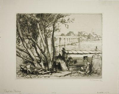 ポワシー 作： Louis Auguste Lepère