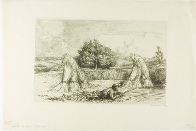 ライ麦の小枝 作： Louis Auguste Lepère