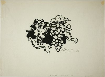 ラ・フォレ・ド・フォンテーヌブルーへのテールピース 作： Louis Auguste Lepère