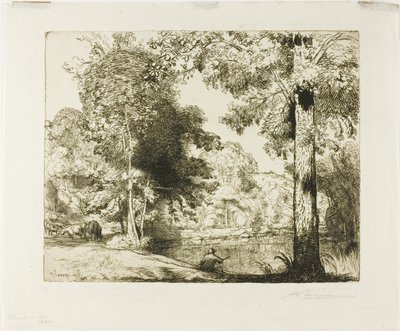 人生の縁 作： Louis Auguste Lepère