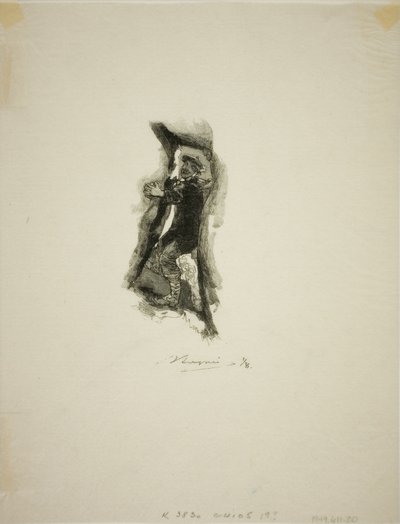 七つの洞窟の峠 作： Louis Auguste Lepère