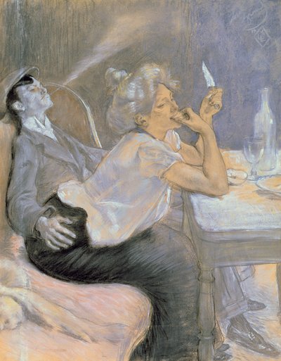 アパッチの晩餐 作： Louis Auguste Mathieu Legrand