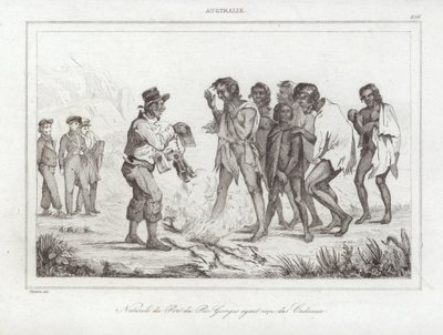 キングジョージの港 作： Louis Auguste de Sainson