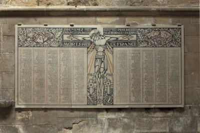 第一次世界大戦記念館 作： Louis Barillet