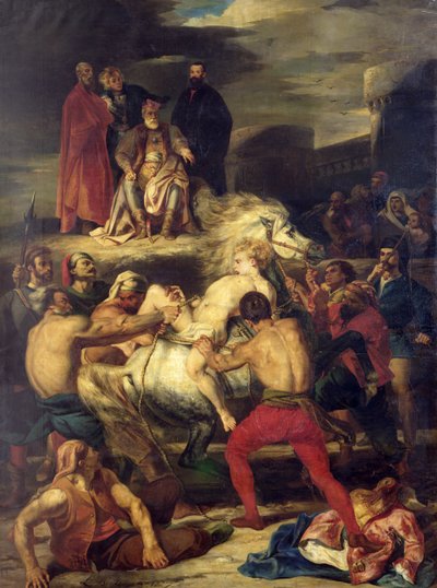 マゼッパ、1827 作： Louis Boulanger