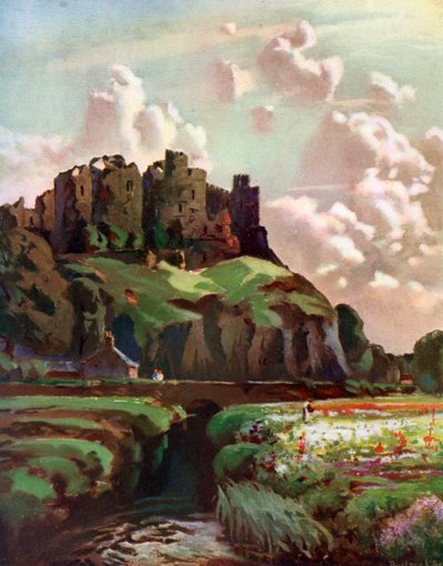 ハーレック城、ウェールズ、メリオネスシャー、1924-1926年 作： Louis Burleigh Bruhl