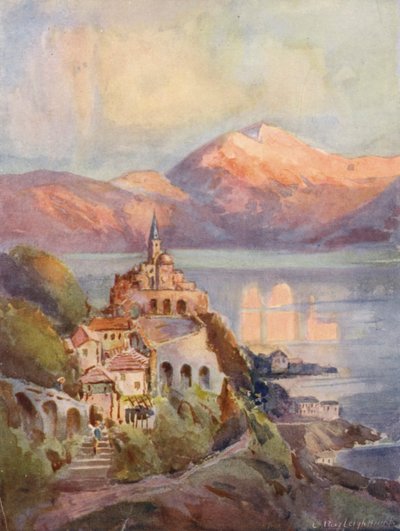 マドンナデルサッソ教会、ロカルノ 作： Louis Burleigh Bruhl