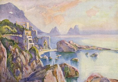 カプリ島 作： Louis Burleigh Bruhl