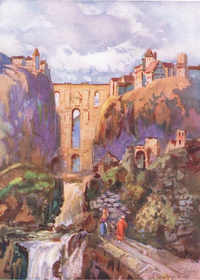 タチンロンダ、ハッチンソン絵のようなヨーロッパからHutchinson＆Son発行、c.1930 作： Louis Burleigh Bruhl
