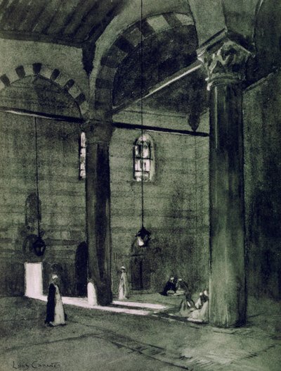 アルリファイモスク、カイロ、エジプト、1928 作： Louis Cabanes