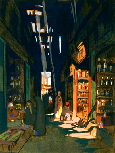 香水商人、1928 作： Louis Cabanes