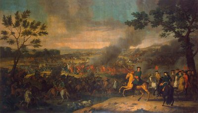1709年6月27日のポルタヴァの戦い、1717年から1718年。   作： Louis Caravaque