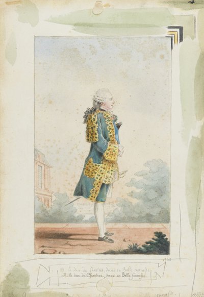 ルイフィリップ2世、シャルトル公爵1747-1793、1760 作： Louis Carrogis dit Carmontelle