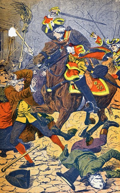 1789年、パリのエミストたち 作： Louis Charles Bombled