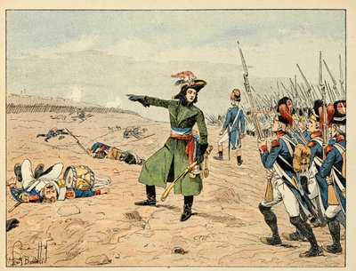 ディック・ド・ロンレイの逸話をルイ・ボンブルド（1862-1927）が描いた本「The Heros of the Siecle」からの引用です。 作： Louis Charles Bombled