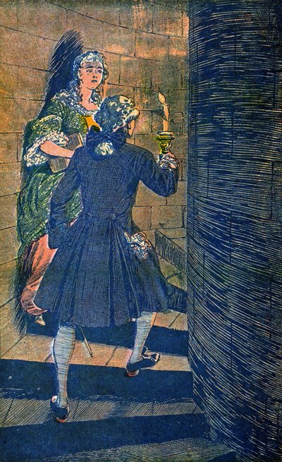 トゥールーズ夫人とルイ15世 作： Louis Charles Bombled