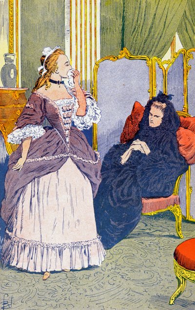 ルクセンブルク夫人とロベック王女 作： Louis Charles Bombled