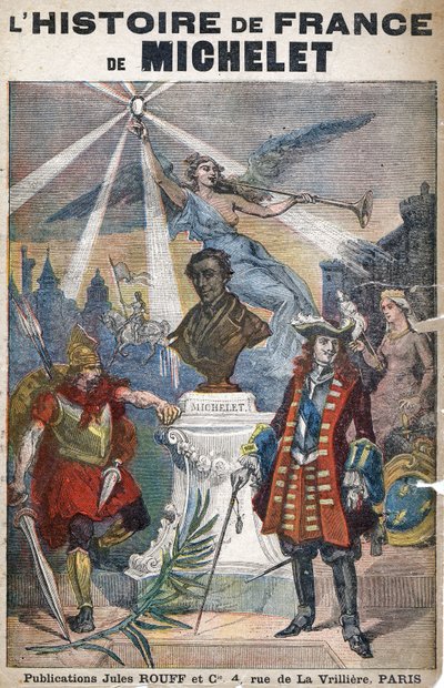 フランスの歴史、ミシュレ作、1900年頃（イラスト） 作： Louis Charles Bombled