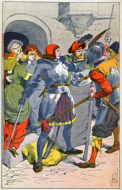 The Knight Bayard 作： Louis Charles Bombled
