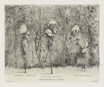 普仏戦争を題材にしたファンタジー作品 Mes rosiers en hiver (オブジェクトのタイトル) 作： Louis Charles Hora Siccama