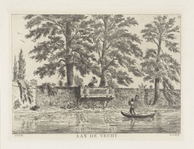 庭の壁についての会話 On the Vecht (オブジェクトのタイトル) 作： Louis Charles Hora Siccama