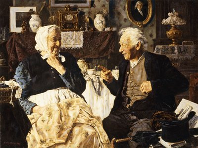 お茶と会話 作： Louis Charles Moeller