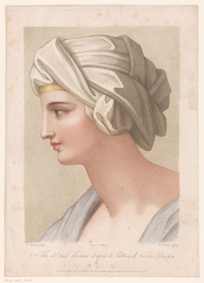 頭に布を巻いた女性の胸像 2eme Fête d