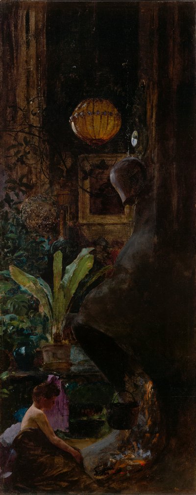 72丁目スタジオの一角 作： Louis Comfort Tiffany